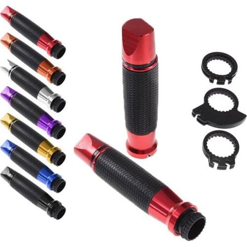 Universal 7/8'' 22MM Motorcycle CNC handle bar grips Motorbike handlebar grips&end 7 Colors Available for honda yamaha suzuki