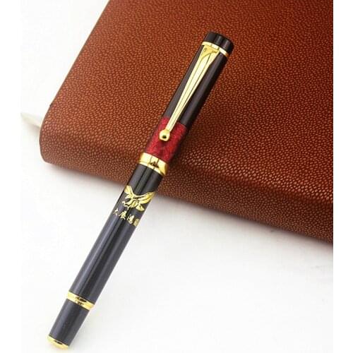 High Quality Metal Fountain Pen Luxury 0.5MM Nib Calligraphy Ink Pens for Writing School Office Supplies