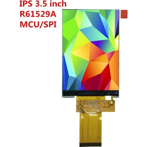 320480 TFT LCD 3.5 inch screen panel display RTP CTP R61529 controller Plug-in Socket type need connector MCU SPI RGB interface