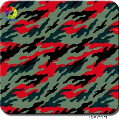 Free shipping 0.5m*2m/10m camouflage TSMY1171 hydrographic dipping film water transfer printing film