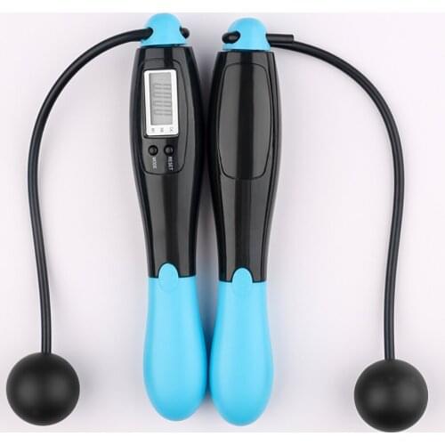 Cordless Skipping Rope Smart Electronic Counting Adult Fitness Wire Bearing Skipping Rope Weight Loss Training Fitness Equipment