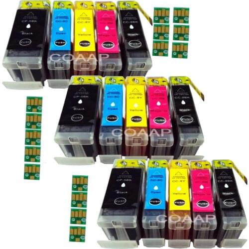 15x Ink Cartridges PGI 5BK/CLI 8BK/CLI 8C/CLI 8M/CLI 8Y for Pixma MP500/MP530/MP600/MP610/MP800/MP810/MP830/MP960/MP970/MX850