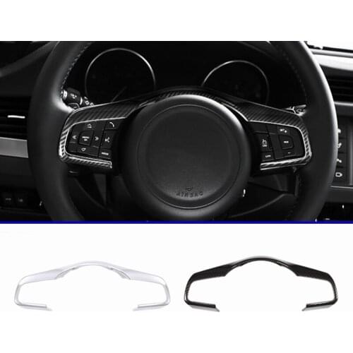 Car Steering Wheel Decorative Frame Trim Accessories For Jaguar XF XFL F-Pace F-TYPE 2016-2018