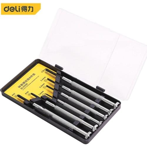 Deli Clock Watch Screwdriver Watches Tools Repair Kit Clock Multi Size Precision Screwdriver Watch Jewelry Glasses Repairs Tool