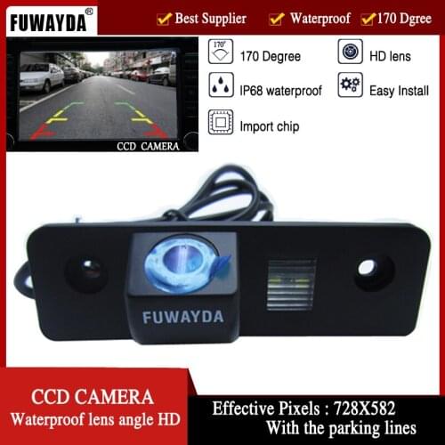 FUWAYDA Night Vision 170'' Wide view Angle waterproof CCD Car RearView Reverse Backup Camera for VW SKODA ROOMSTER OCTAVIA FABIA