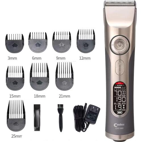 Hair Clippers for Men Professional Hair Cutting Kit Cordless Trimmer,LCD Display, 250 Minutes Run Time, 8 Combs for Barbers