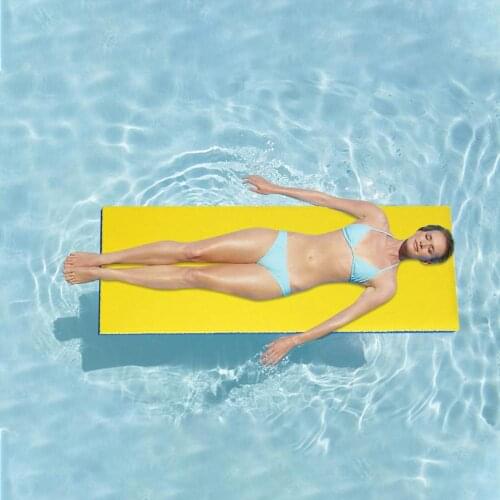 Single Water Blanket Summer Floating Bed Floating Water Hammock Swimming Pool Mats Soft Mat For Entertainment