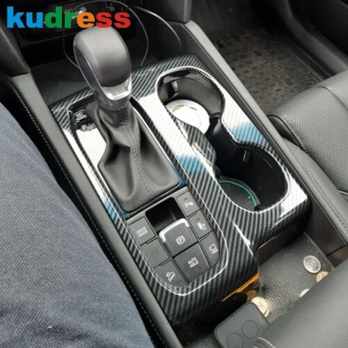 For Hyundai Santa Fe 2019 2020 Front Drink Cup Holder Cover Trim Water Bottle Placement Car Interior Accessories LHD