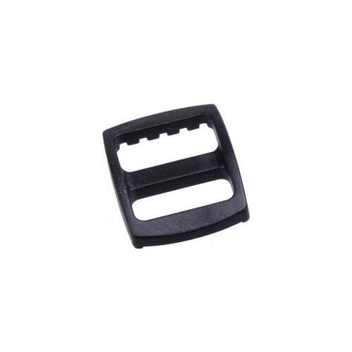 100pcs 5/8"(15mm) Plastic Black Slider Tri Glide Adjust Buckles Wider Style For Dog Collar Harness Backpack Straps