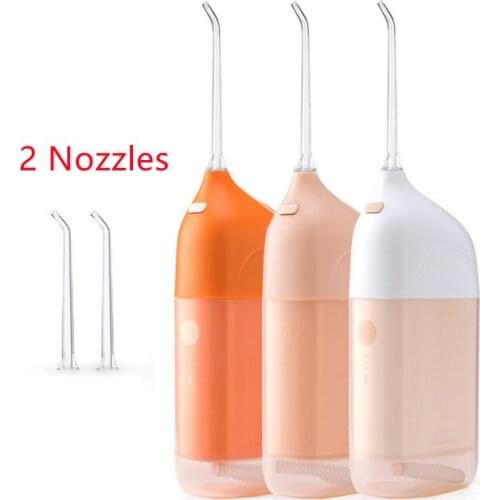 Portable Oral Irrigator USB Rechargeable Water Flosser Jet 180ML Water Tank With 3 Modes Waterproof