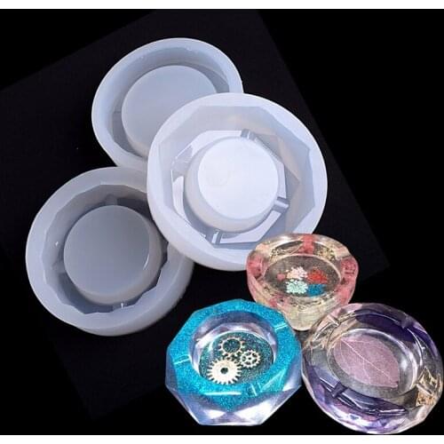 DIY Transparent Silicone Ashtray Mold Epoxy Mold Resin Mold Silicone Mould Jewelry Mold Making Tool Hand Craft