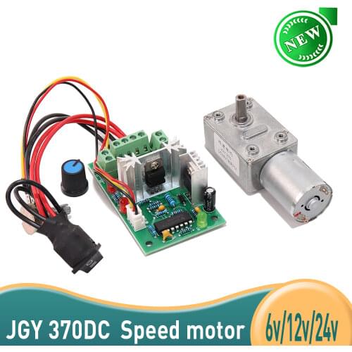 Reducer micro motor jgy-370 12v 40RPM 6v 6RPM 24v 30RPMDC low speed + bracket + DC motor IE 1
