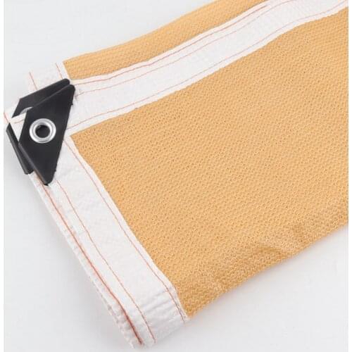 Customize Beige Red Sunshade Net Anti-UV Thicken Balcony Safety Fence Nets Terrace Canopy Sail Beautiful Sun Shade Nets