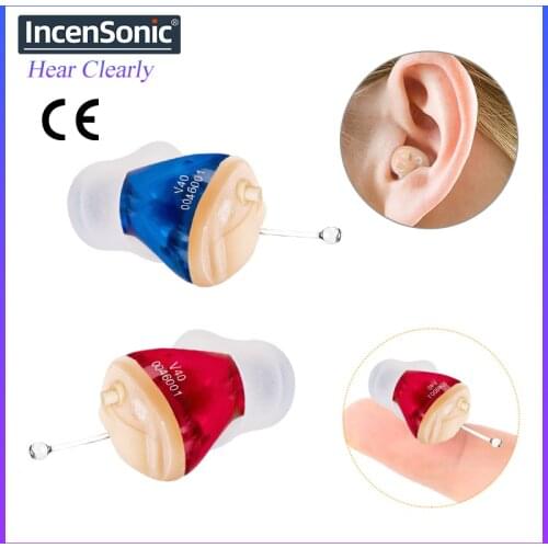 Hearing Aids Audifonos Portable Mini Hearing Aid for Deafness/Elderly V40 Invisible Best Sound Amplifier Dropshipping
