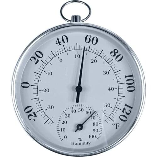 GTBL Indoor Outdoor Thermometer Wireless - Weather Dial Hygrometer Thermometer, No Battery Required Hanging Hygrometer