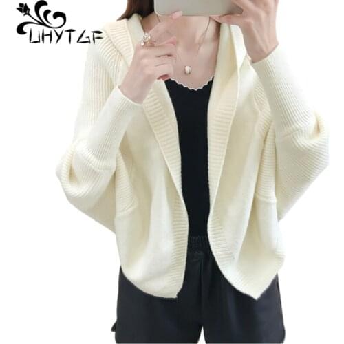 UHYTGF Women's Cardigans With A Hood