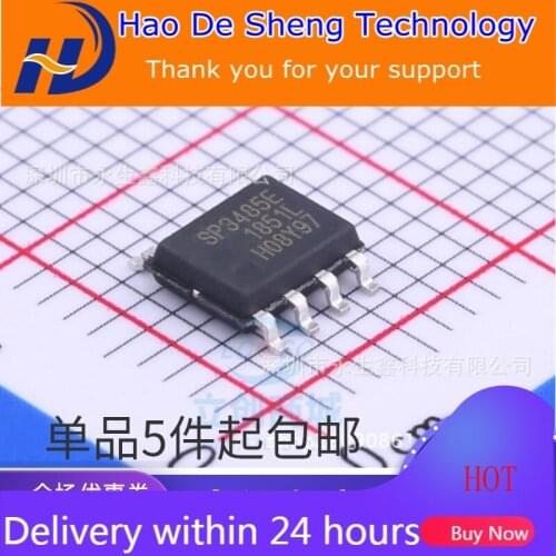 10PCS/LOT SP3485EN-L/TR SP3485 SP3485EN SOP-8 Transceiver chip new original in stock