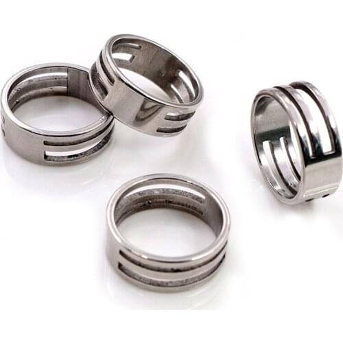 2pcs Stainless Steel Jump Ring Open Closing Finger Jewelry Making Tools Fit DIY Craft Circle Bead Pliers Opening Helper Tools