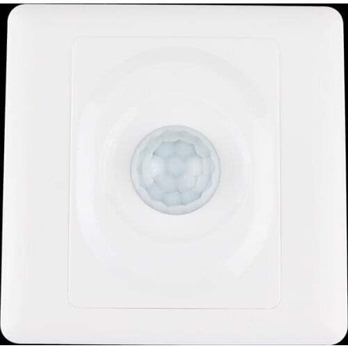 3PCS Automatic PIR Infrared Motion Sensor Switch for Home LED light 100V-250V 200w Human Body Induction Motion 86*86