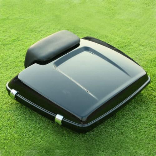 5.5" Razor Pack Trunk With Backrest For Harley Tour Pak Touring Road King Street Electra Glide 14-18