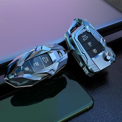 Zinc Alloy Key Case Car Cover For Hyundai Tucson Sonata Ix35 Ix25 I20 Creta Santa Fe GLS SPORT Elantra Reina Key Cover Case Fob