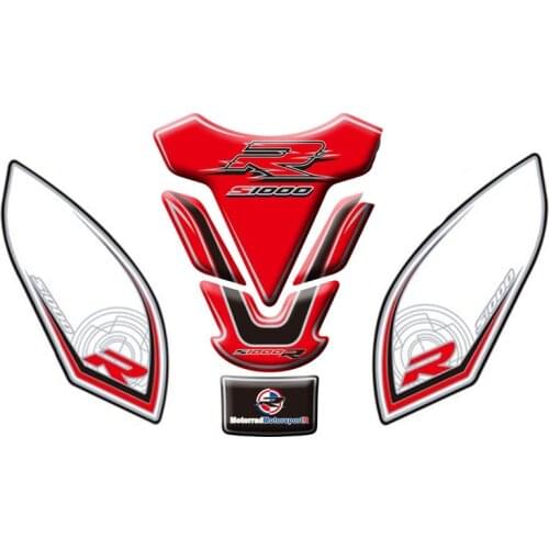 For BMW S1000R 2014 to 16 2017 2018 2019 Motorcycle Protector Tank Pad tank Side 3D Sticker
