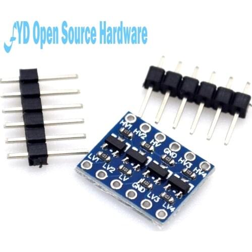 5PCS 4 Channel IIC I2C Logic Level Converter Bi-Directional Module 5V to 3.3V