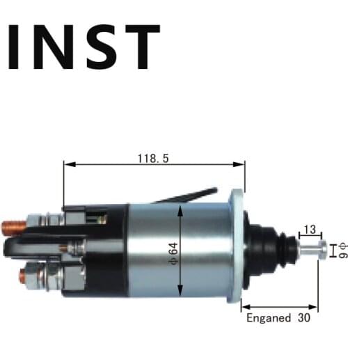 ELECTROMAGNETIC SWTICH SOLENOID FOR 12V 66-154 STD4504EC STD4504NB STD4504WA, STD6550MH 8200005 8200007 8200075 8200076
