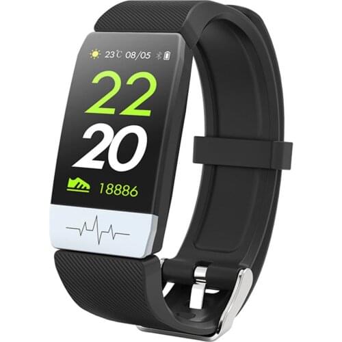 Q1S Fitness Tracker ECG+PPG Waterproof Heart Rate Monitor Smart Band Weather Forecast Smart Bracelet for IOS Android