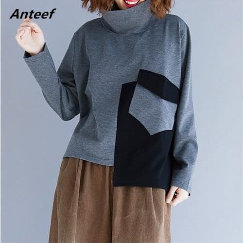 Korean style cotton winter autumn casual loose tee t shirt women t-shirt ladies tshirt clothes 2021 tops streetwear