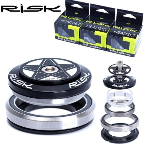 Risk MTB Bicycle 41.8-52mm Built-in All Hidden Bearing Headset Mountian Road Bike Aluminum Frame With 28.6mm Straight Tube Fork