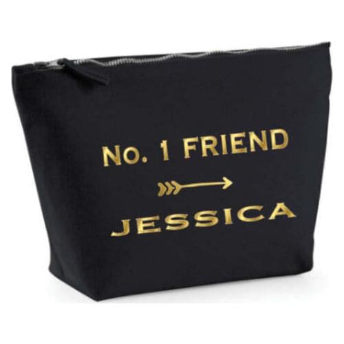 Personalised Name Toiletry Bag birthday wedding Make Up comestic Canvas Bags Gift for Bridal Party Bags zipper pouches