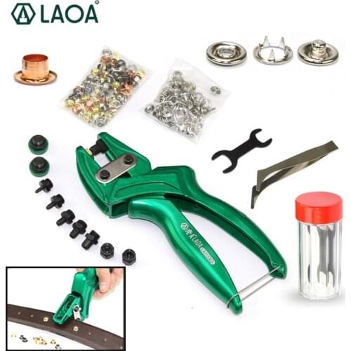 LAOA Multi-fonction Leather Punch Pliers Aluminium alloy Eyelet Puncher Belt punch Button Plier