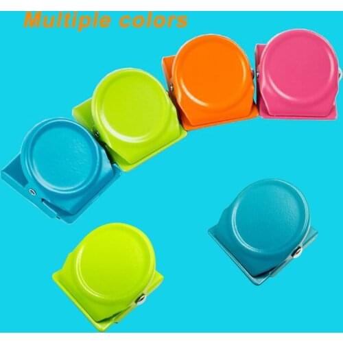 3pcs Magnetic Clips Fridge Strong Magnet Metal Clamp Note Photo Hanger Holder Hook 2