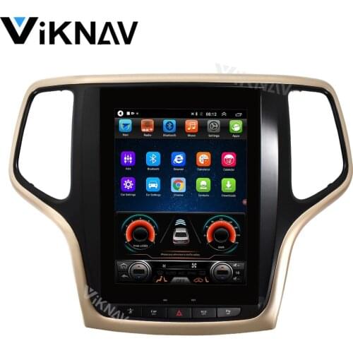 Multimedia player GPS navigation Car DVD radio for Jeep Grand cherokee 2014 2015 2016 auto stereo video player android 10.4 inch