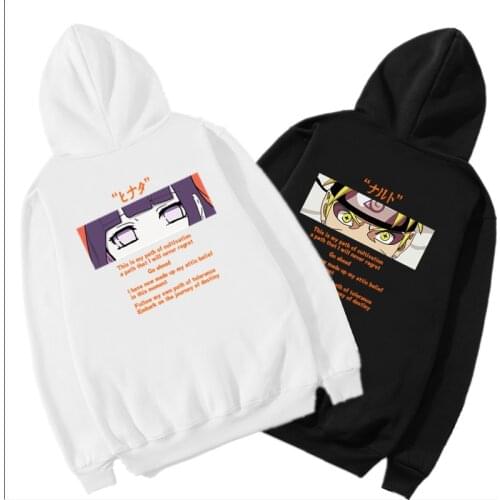 2021 Japanese Anime Mens Hoodies Women Harajuku Hoodie Funny Printed Streetwear Fashion Casual Males sweatshirt Couple Coats