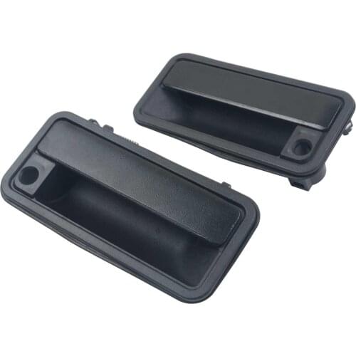 AP02 Black Front Exterior Outside Door Handles Set of 2 15742229 for Chevrolet Chevy Suburban Tahoe C2500 GMC Suburban Yukon