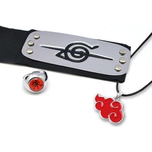 Clouds 90s cartoon New fashion Necklace Cosplay Props Ring Headband Accessories Combination Packages Toy Gift Fans Lover Xmas