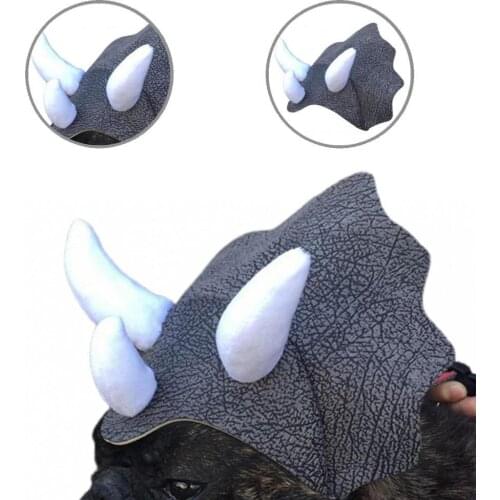 Adjustable Lightweight Cute Triceratops Animal Headwear Theme Party