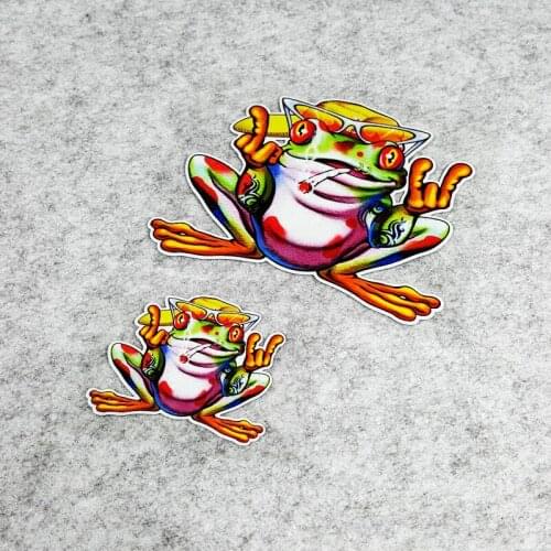 NO.S298 GalonDeco Spoof Funny Sticker Colorful Smoking Fog Fashion Hip Hop Reflective Car Stickers Motorcycle Glue Sticker Deca