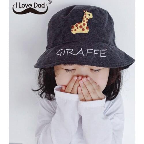 Cartoon Kids Baby Hat Cotton Letter Baby Girl Boy Bucket Cap Spring Summer Soft Children Toddler Sun Hat Bonnet Enfant