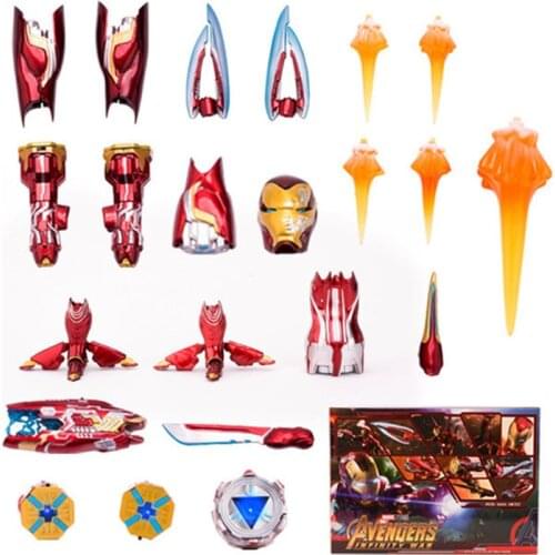 SHF MK50 Weapon Accessory Pack Marvel Avengers Infinity War Iron Man Action Figure Mdle Toy for Youth Suit for SHF Iron man MK50