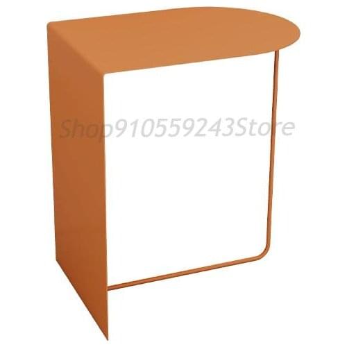 Nordic Movable Sofa Side Table Simple Modern Iron Art Small Coffee Table Bedside Seating Corner Table Small Apartment Storage Ta