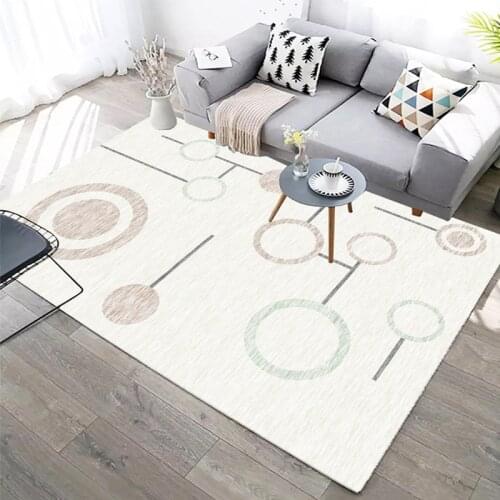 Nordic style household modern minimalist model room carpet bedroom living room baby crawling mat living room rug large