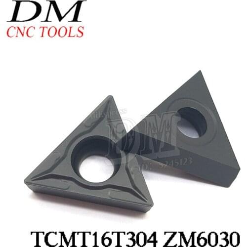 TCMT16T304 carbide inserts for machining steel parts with external turning tools CNC machine tools metal lathe tools high qualit