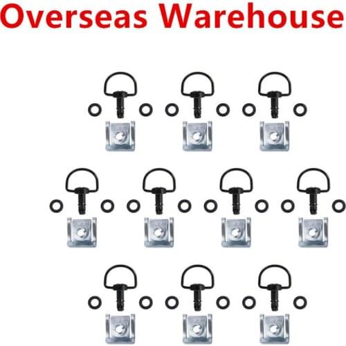 17MM Universal Motorcycle Accessories Quick Release D-ring Turn Race Fairing Fastener Black Gold Silver For Yamaha For Ducati