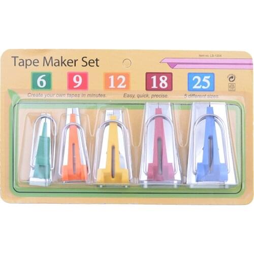 Electric Sewing Machine Tools Sets DIY Patchwork Quilting Tools Binding Sew Multifunction Household Sewing Bias Tape Maker Set