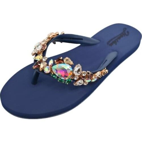 Women sandals summer flat pearl sandals flip flops rome shoes string bead slippers mujer gladiator sandalias sapatos femininos