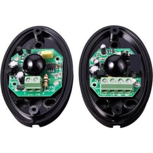 1pair 20m Single Beam Alarm Photoelectric Infrared Detector Security System Door Safety Infrared Photocells Home Safety