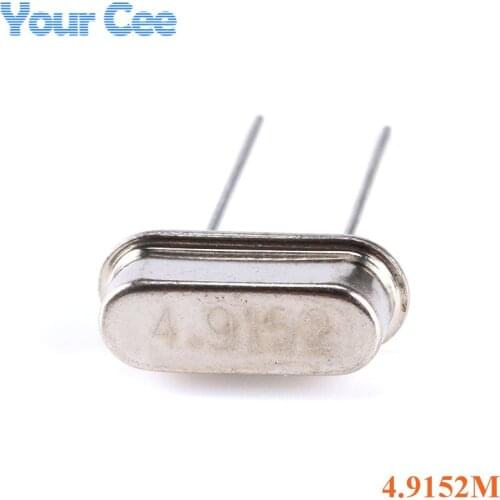 10pcs 4.9152M Quartz Resonator Passive Crystal Oscillator HC-49S 4.9152 MHz 49S 4.9152MHz